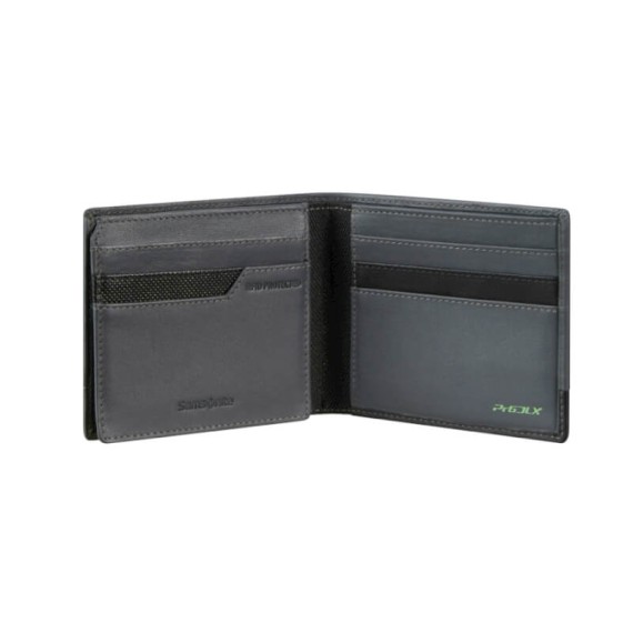 SAMSONITE Carteira Porta Cartões Horizontal 9CC Pro-DLX 6 SLG Cinza Claro | Ref. 92KK304918