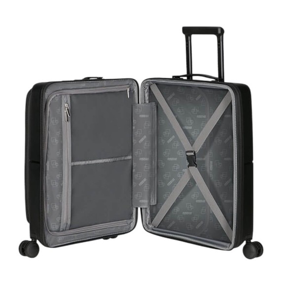 AMERICAN TOURISTER Mala de Cabine 55cm 4R Exp. Frontal DashPop Preta | Ref. 92MG500419