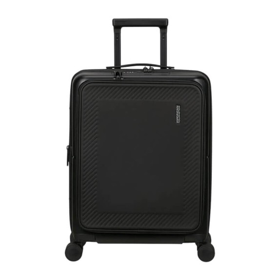 AMERICAN TOURISTER Mala de Cabine 55cm 4R Exp. Frontal DashPop Preta | Ref. 92MG500419