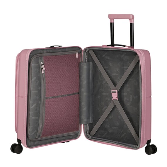 AMERICAN TOURISTER Mala de Cabine 55cm 4R Frontal DashPop Rosa Lilás | Ref. 92MG500481