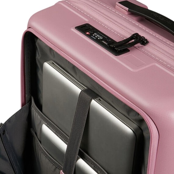 AMERICAN TOURISTER Mala de Cabine 55cm 4R Frontal DashPop Rosa Lilás | Ref. 92MG500481