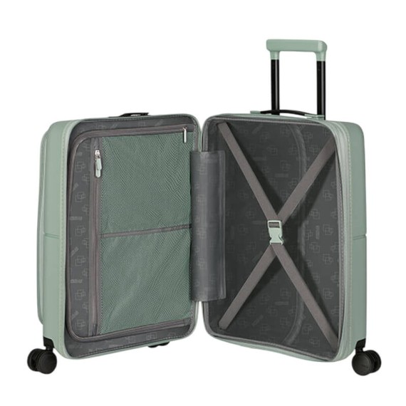 AMERICAN TOURISTER Mala de Cabine 55cm 4R Exp. Frontal DashPop Verde Iceberg | Ref. 92MG500404