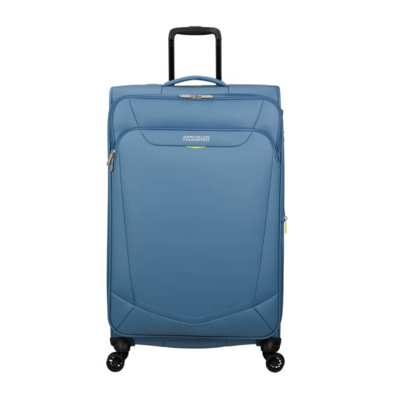 AMERICAN TOURISTER Mala de Viagem Grande 80cm 4R Coated Exp SummerRide Azul | Ref. X92ME710611