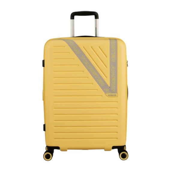AMERICAN TOURISTER Mala de Viagem Média 66cm 4R Exp. Dynabelt Amarela | Ref. 92MH800206