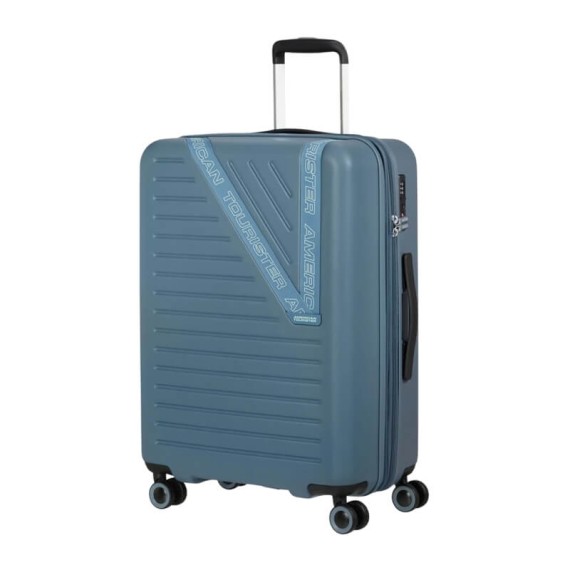 AMERICAN TOURISTER Mala de Viagem Média 66cm 4R Exp. Dynabelt Azul | Ref. 92MH800201