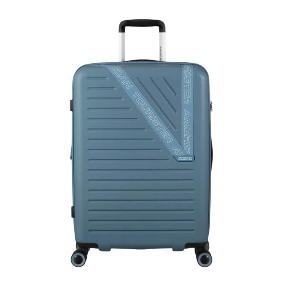 AMERICAN TOURISTER Mala de Viagem Média 66cm 4R Exp. Dynabelt Azul | Ref. 92MH800201