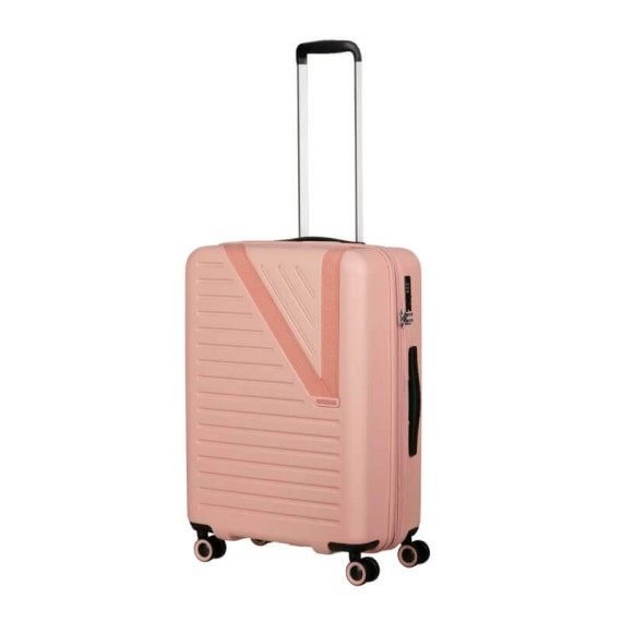AMERICAN TOURISTER Mala de Viagem Média 66cm 4R Exp. Dynabelt Rosa | Ref. 92MH800290