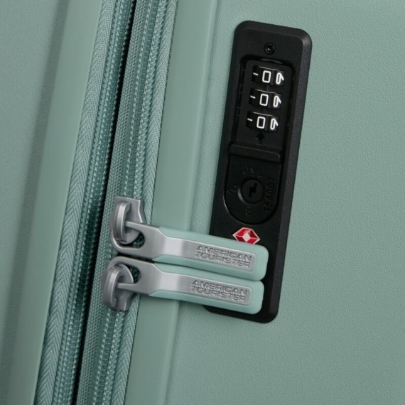 AMERICAN TOURISTER Mala de Viagem Média 66cm 4R Exp. Dynabelt Verde | Ref. 92MH800204