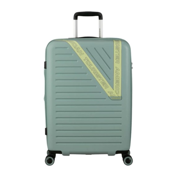 AMERICAN TOURISTER Mala de Viagem Média 66cm 4R Exp. Dynabelt Verde | Ref. 92MH800204