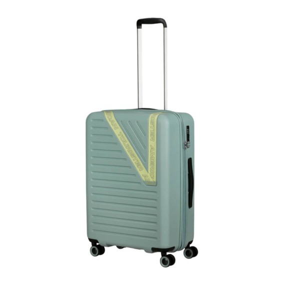 AMERICAN TOURISTER Mala de Viagem Média 66cm 4R Exp. Dynabelt Verde | Ref. 92MH800204