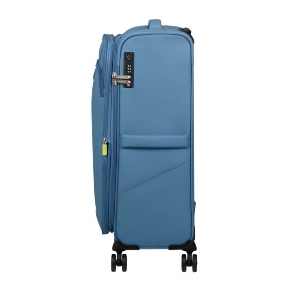 AMERICAN TOURISTER Mala de Cabine 55cm 4R Coated Exp. SummerRide Azul | Ref. 92ME710511