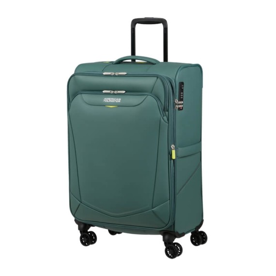 AMERICAN TOURISTER Mala de Viagem Média 69cm 4R Coated Exp SummerRide Dark Forest | Ref. 92ME710514