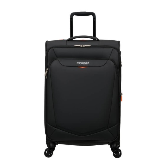 AMERICAN TOURISTER Mala de Cabine 55cm 4R Coated Exp. SummerRide Preta | Ref. 92ME710509 AMERICAN TOURISTER Mala de Cabine 55cm 4R Coated Exp. SummerRide Preta | Ref. 92ME710509