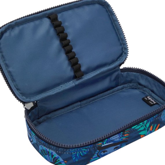 Estojo Escolar KIPLING 50 Pens Blue Monkey Fun | Ref. 187.40KI37078HJ