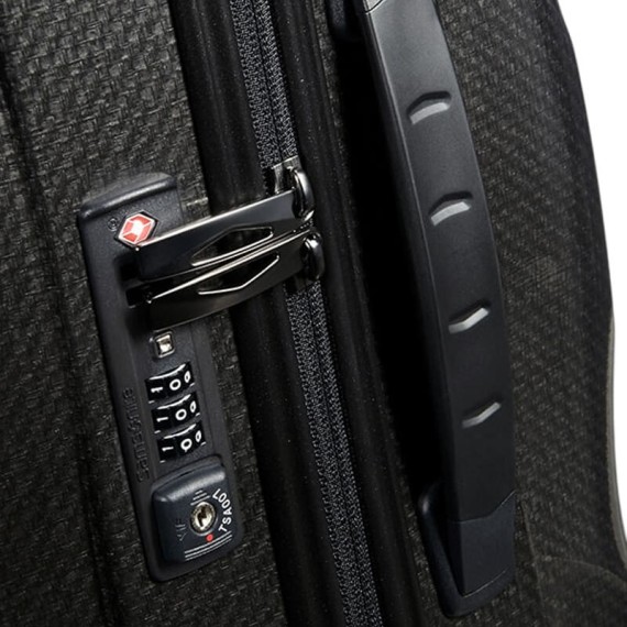 SAMSONITE Mala de Cabine / Trolley 55cm 4R Cosmolite Preta | Ref. 92V2230209