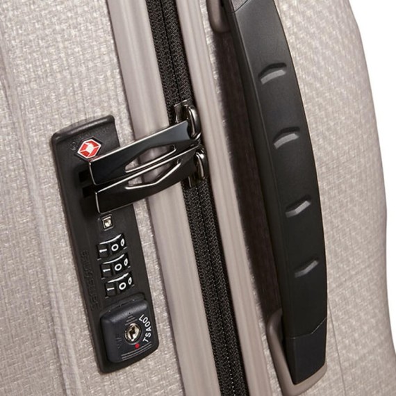 SAMSONITE Mala de Viagem / Trolley Médio 69cm 4R Cosmolite Pearl | Ref. 92V2230615