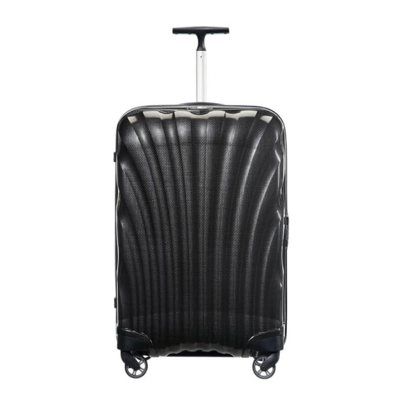 SAMSONITE Mala de Viagem / Trolley Médio 69cm 4R Cosmolite Preta | Ref. 92V2230609