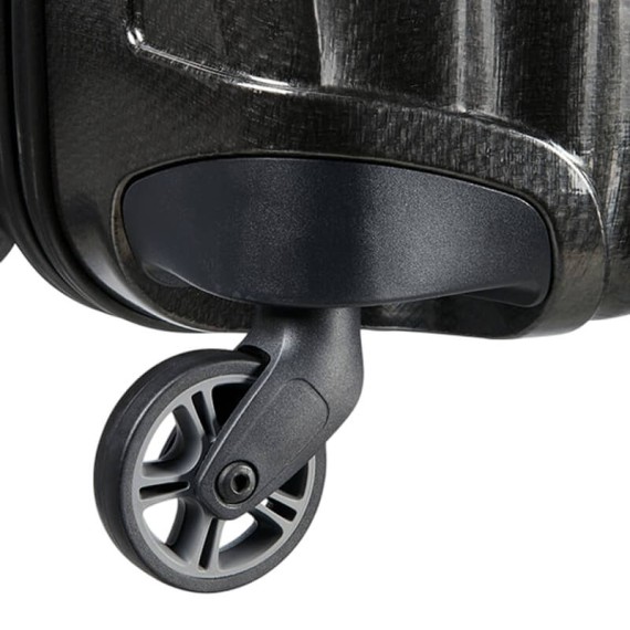 SAMSONITE Mala de Viagem / Trolley Médio 69cm 4R Cosmolite Preta | Ref. 92V2230609