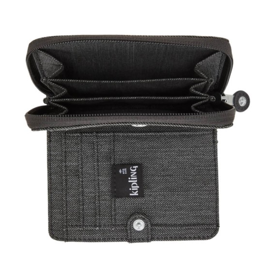 Carteira de Senhora KIPLING Money Love Black Peppery | Ref. 187.40KI469078S
