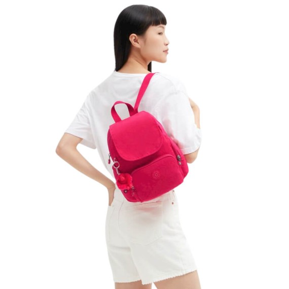 Mochila Casual KIPLING City Zip Mini Confetti Pink | Ref. 187.40KI6046T73