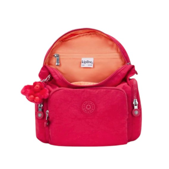 Mochila Casual KIPLING City Zip Mini Confetti Pink | Ref. 187.40KI6046T73