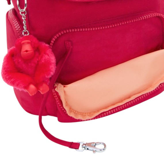 Mochila Casual KIPLING City Zip Mini Confetti Pink | Ref. 187.40KI6046T73