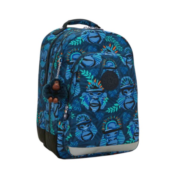 Mochila para Portátil 15" KIPLING Class Room Blue Monkey Fun | Ref. 187.40KI70908HJ