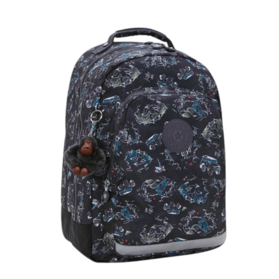Mochila para Portátil 15" KIPLING Class Room Jungle Fun Race | Ref. 187.40KI7090TJ3