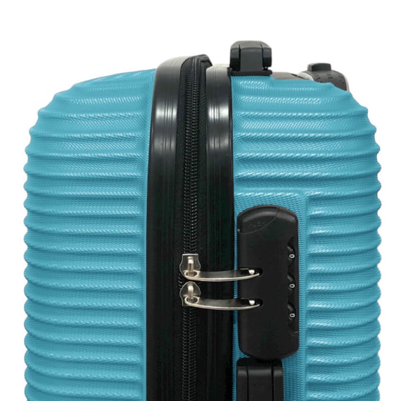 Mala de Cabine / Trolley 45cm 4R. Amovíveis Easyjet 35 Azul Metalizado | Ref. 337.35AZM