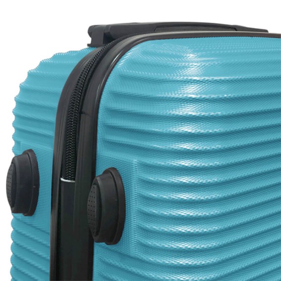 Mala de Cabine / Trolley 45cm 4R. Amovíveis Easyjet 35 Azul Metalizado | Ref. 337.35AZM