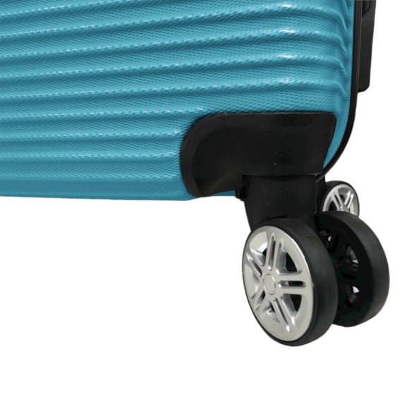 Mala de Cabine / Trolley 45cm 4R. Amovíveis Easyjet 35 Azul Metalizado | Ref. 337.35AZM