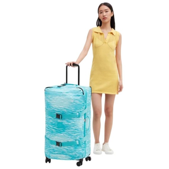 Mala de Viagem Grande 78cm 4R KIPLING Spontaneous L Aqua Pool | Ref. 187.40KI33975MF