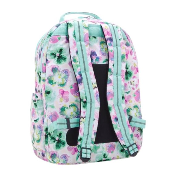 Mochila para Portátil 15” KIPLING Seoul College Aqua Blossom | Ref. 187.40KI79737EC