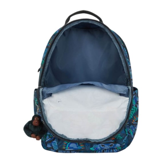 Mochila para Portátil 15” KIPLING Seoul College Blue Monkey Fun | Ref. 187.40KI79738HJ