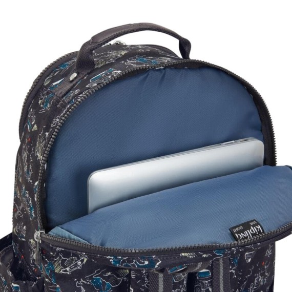 Mochila para Portátil 15” KIPLING Seoul College Jungle Fun Race | Ref. 187.40KI7973TJ3