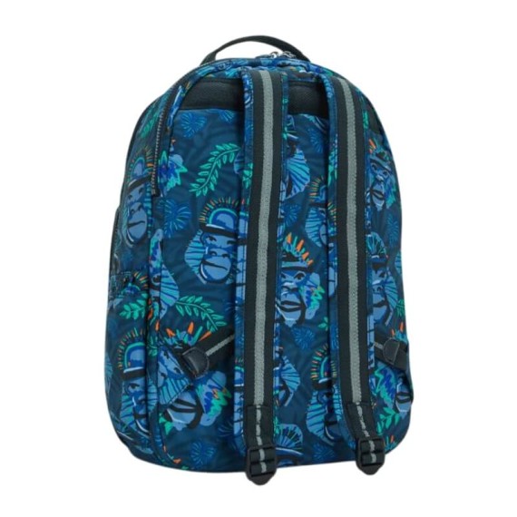 Mochila para Portátil 15” KIPLING Seoul Lap Blue Monkey Fun | Ref. 187.40KI58168HJ