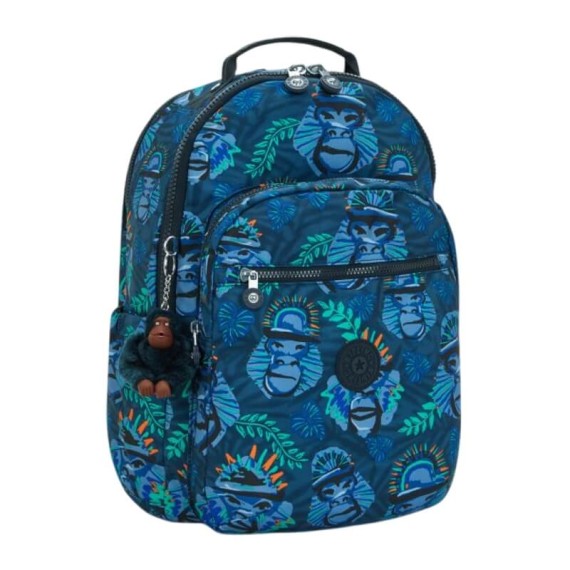 Mochila para Portátil 15” KIPLING Seoul Lap Blue Monkey Fun | Ref. 187.40KI58168HJ