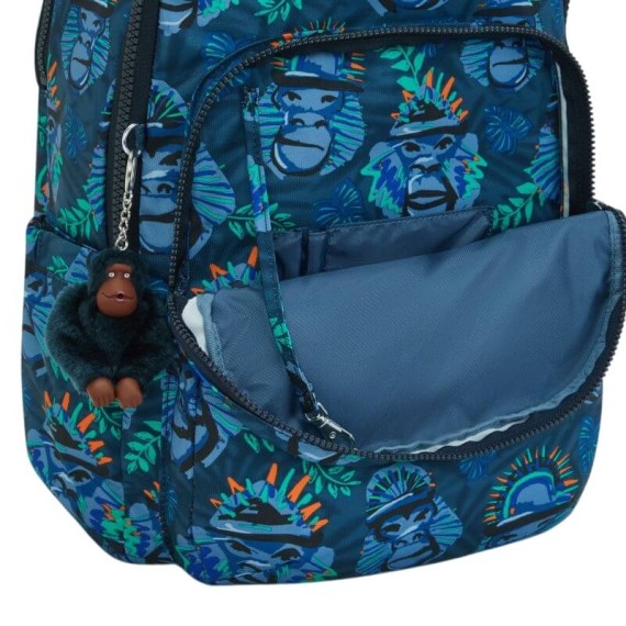 Mochila para Portátil 15” KIPLING Seoul Lap Blue Monkey Fun | Ref. 187.40KI58168HJ