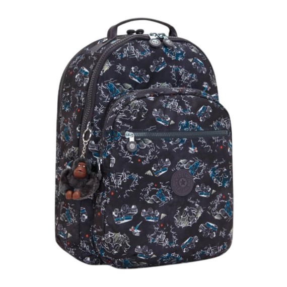 Mochila para Portátil 15” KIPLING Seoul Lap Jungle Fun Race | Ref. 187.40KI5816TJ3 Mochila para Portátil 15” KIPLING Seoul Lap Jungle Fun Race | Ref. 187.40KI5816TJ3