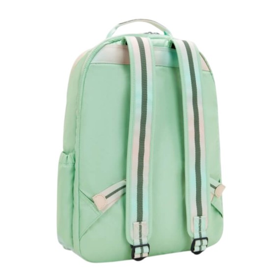 Mochila para Portátil 15” KIPLING Seoul Lap Soft Green Metallic | Ref. 187.40KI71355KY