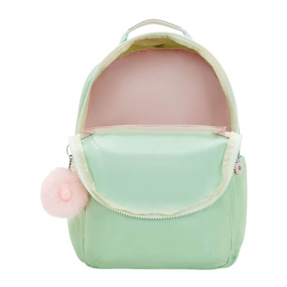 Mochila para Portátil 15” KIPLING Seoul Lap Soft Green Metallic | Ref. 187.40KI71355KY
