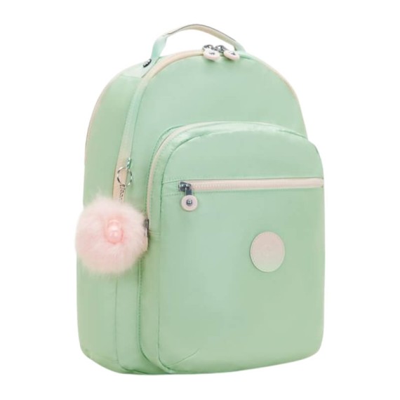 Mochila para Portátil 15” KIPLING Seoul Lap Soft Green Metallic | Ref. 187.40KI71355KY