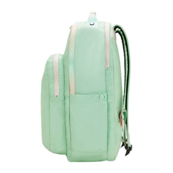 Mochila para Portátil 15” KIPLING Seoul Lap Soft Green Metallic | Ref. 187.40KI71355KY