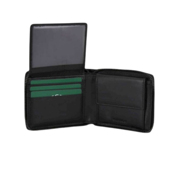 Carteira de Documentos c/ Fecho Total RFID SPORTING 3284 Preta | Ref. 254.SCP3284P