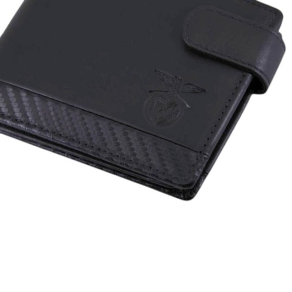 Carteira de Documentos c/ Presilha RFID BENFICA 1280 Preta | Ref. 254.SLB1280P