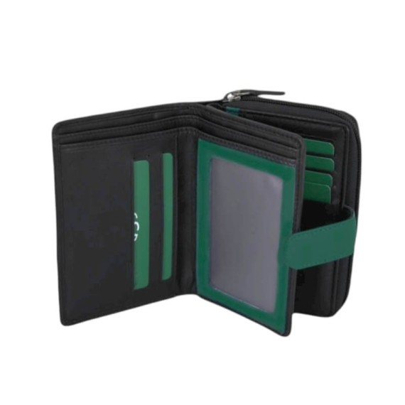 Carteira de Documentos c/ Presilha RFID SPORTING 3275 Preta | Ref. 254.SCP3275P