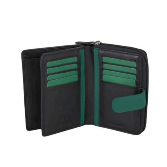 Carteira de Documentos c/ Presilha RFID SPORTING 3275 Preta | Ref. 254.SCP3275P