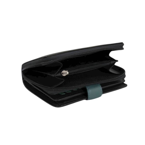 Carteira de Documentos c/ Presilha RFID SPORTING 3275 Preta | Ref. 254.SCP3275P