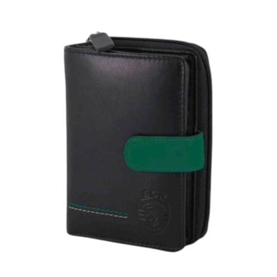 Carteira de Documentos c/ Presilha RFID SPORTING 3275 Preta | Ref. 254.SCP3275P