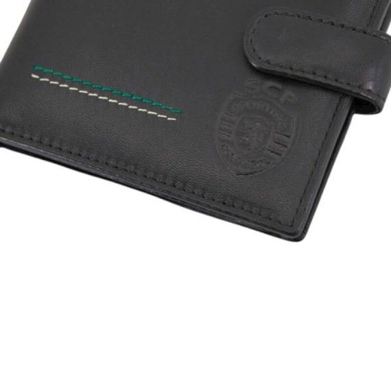 Carteira de Documentos c/ Presilha RFID SPORTING 3280 Preta | Ref. 254.SCP3280P